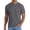 Dark Gray, variant on Casual Mens Polo Shirt Short Sleeve Knit Solid Shirt Solid Pullover Relaxed Fit Collared Textured Tops