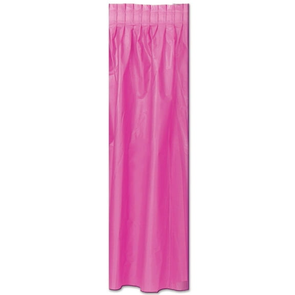 Beistle Cerise Plastic Table Skirting (Case of 6)