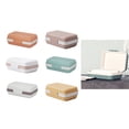 thumbnail image 2 of Soap Travel Container Soap Case Leakproof Soap Box Soap Saver Dish with Cover Plastic Soap Holder for Bathroom Home, 2 of 9