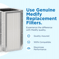 thumbnail image 3 of Medify Air MA-50 Replacement Filter 1-Pack | 3-in-1 Pre-Filter, HEPA H13 & Activated Carbon Filter | Removes Smoke, Dust & Odors | MERV 17, 3 of 7