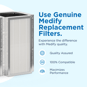 Medify Air MA-50 Replacement Filter 1-Pack | 3-in-1 Pre-Filter, HEPA H13 & Activated Carbon Filter | Removes Smoke, Dust & Odors | MERV 17