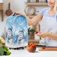 thumbnail image 3 of HELLHERO Kitchen Accessories Christmas Snowman Music Snowflakes 1Pcs Dustproof Washable for Household, 3 of 6