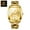 All gold - gold face, variant on Men's Dual Date Trendy Casual Luminous Quartz Watch