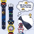 thumbnail image 4 of Analog Watch 3D Cartoon Watch for Age 4-12 Waterproof Watch with Silicone Band Gift for Age 4-12, 4 of 7