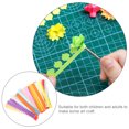 thumbnail image 2 of 80 flores de papel 3D hechas a mano, manualidades DIY, accesorios florales para niños (8 tipos de flores), 2 of 5