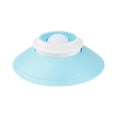 thumbnail image 2 of Juguete interactivo para perros de alimentación lenta, fácil de limpiar, rellenable con succión. Azul blanco, 2 of 9