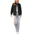 thumbnail image 2 of INSPIRE CHIC Women's Coat Faux Suede Turn Down Collar Long Sleeve Casual Button Down Shirt Jacket S Black, 2 of 6
