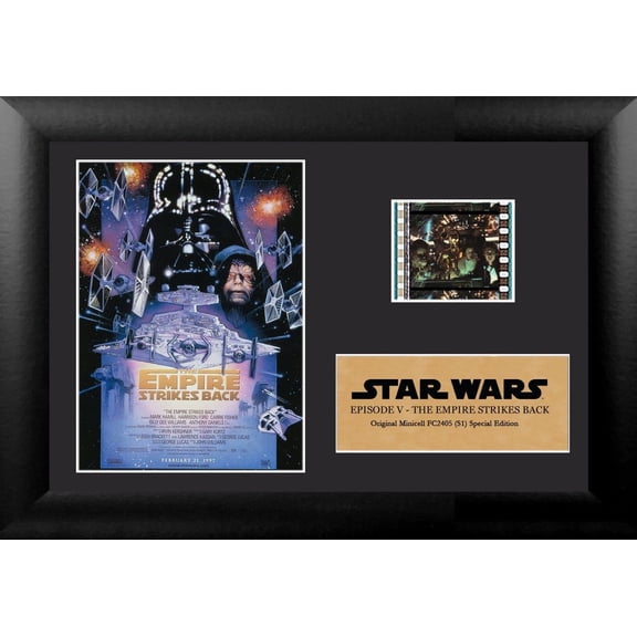 Star Wars Episode V The Empire Strikes Back Minicell FilmCells Framed Desktop Presentation