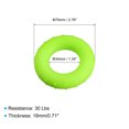 thumbnail image 2 of Uxcell 2.76" 30 Lbs Green Hand Grip Strengthener Hand Grip Ring for Strength Training, 2 of 6