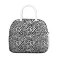 thumbnail image 2 of Insulated Lunch Bag for Women, Floral Print Oxford Fabric Lunch Box, Leakproof Thermal Cooler Tote for Work, School & Picnic, Leopard Animal Print, 2 of 5