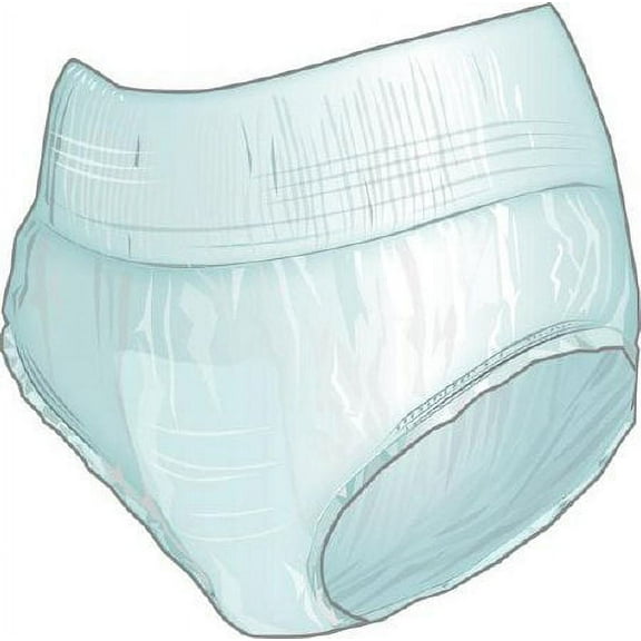 Simplicity Extra Adult Underwear Pull On Large Disposable Moderate Absorbency, 1845R - Case of 100
