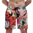 thumbnail image 5 of Invader Zim Mens Board Shorts Quick Dry Swim Trunk Lightweight Soft Swimsuit Bathing Suit for Boys S, 5 of 8
