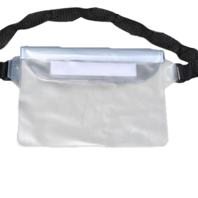 EGNMCR Organisateurs et Rangement de Garde-Robe, Malles de Rangement et Sac Pochette de Bain en PVC avec Sangle de Taille pour Objets de Valeur Sécuritaire Imperméable
