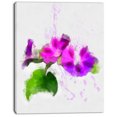 thumbnail image 2 of Stem of Convolvulus Flower Drawing - Floral Canvas Art Print, 2 of 4