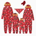 thumbnail image 6 of PatPat Family Christmas Pajamas for Women One Piece Red Reindeer Holiday Pjs Gift with Christmas Socks Womens Pajamas Sleepwear for Adult M, 6 of 15