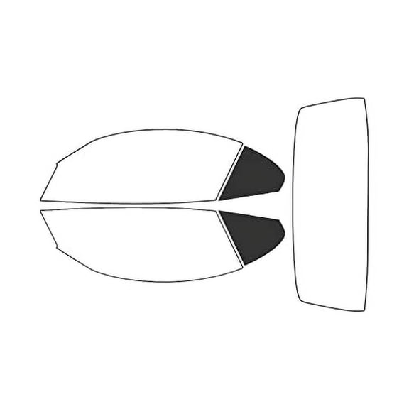 Rvinyl Window Tint Kit Compatible with BMW Z4 2009-2016 (Convertible) - Back Precut Kit - 20%