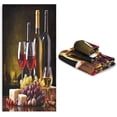 thumbnail image 7 of Coolnut Wine Bathroom Towel Set of 3 with Hand Towel, Wash Cloths & Bath Towel, Extra Aborbent Soft Towels Set Decor for Bathing Home Shower Wash cloth, 7 of 7