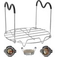 thumbnail image 1 of Grille de Cuisson avec Poignées Résistantes à la Chaleur Compatible avec Accessoires Instant Pot 6 Qt 8 Quart, Autocuiseur, 1 of 5