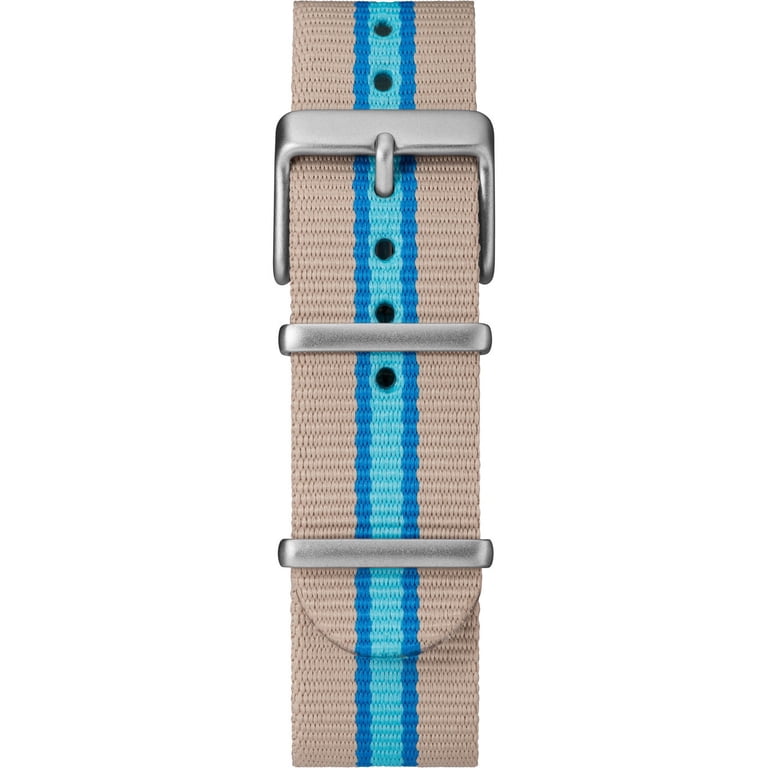 Timex Men's MK1 Aluminum Watch, California Blue Dial, Canvas Strap
