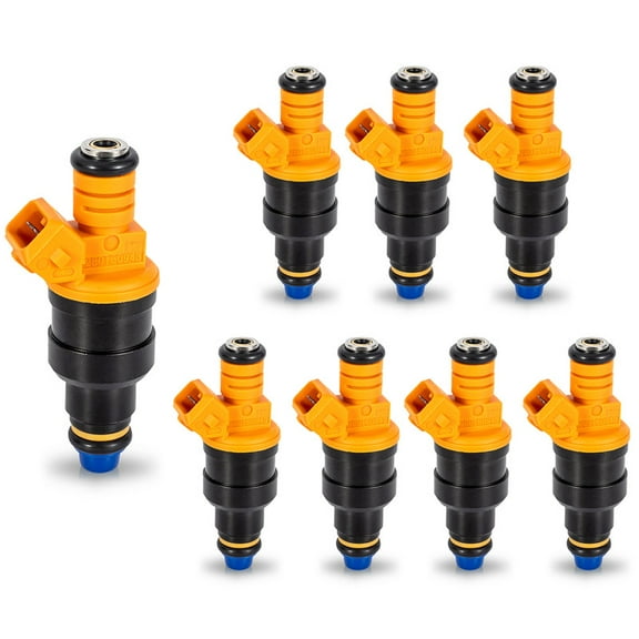 ISA Set of 8 Fuel Injectors For Ford Lincoln Mercury Vehicles E150 E250 E350 F150 F250 F350 Mustang Excursion Expedition 4.6L 5.0L 5.4L 5.8L Replacement for 0280150943 0280150939 0280150909