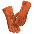 thumbnail image 2 of Guantes ignífugos resistentes a cortes para parrilla, guantes resistentes al calor, guantes de cocina seguros para cocinar, 34,5 CM, 2 of 5
