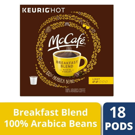 McCafe Breakfast Blend Coffee K-Cup Pods 18 ct Box