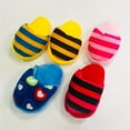 thumbnail image 5 of Dog Squeak Toys,Pet Plush Talking Slippers Teething Pet Toy,Interactive to Keep Them Busy Best Birthday Gift(Pink), 5 of 6