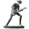 thumbnail image 1 of Tachiuwa Baosity Resin Rock Band Player Statue Art Crafts, Singer Musical Instruments Electric Guitar, 1 of 8