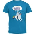 thumbnail image 1 of Election 2020 Bernie Sanders is Magical Unicorn Mens T Shirt Sapphire LG, 1 of 1