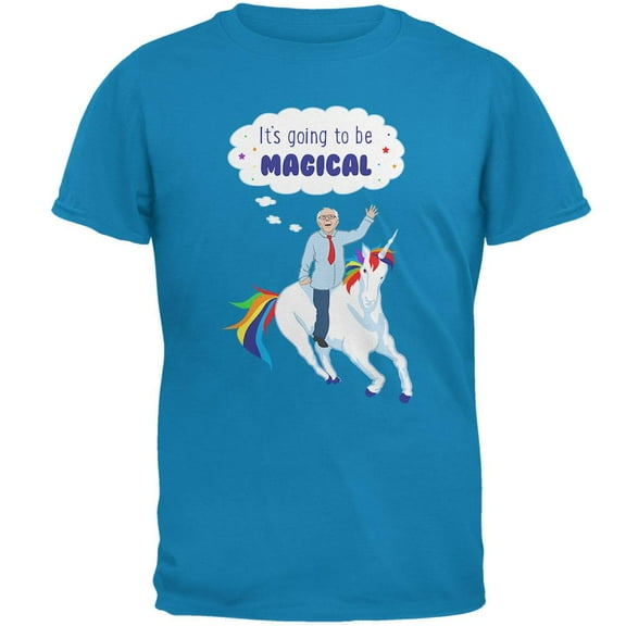 Election 2020 Bernie Sanders is Magical Unicorn Mens T Shirt Sapphire LG