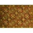 thumbnail image 1 of Ahgly Company Indoor Rectangle Oriental Yellow Industrial Area Rugs, 2' x 4', 1 of 4