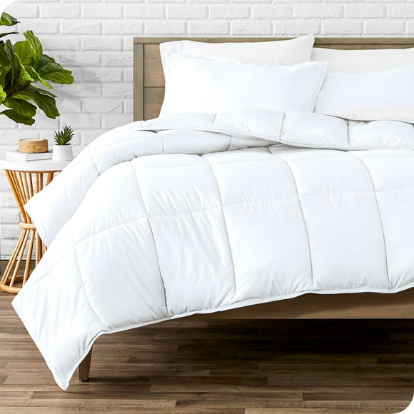 Bare Home Goose Down Alternative Comforter Set - 3 Piece Set - Oversized King, White