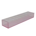 thumbnail image 1 of destyer Rectangular Flower Vase Ornament for Dining Table Indoor Plants Celebration pink, 1 of 9