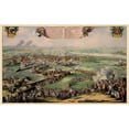 thumbnail image 2 of De Hooghe 14x10 White Modern Wood Framed Museum Art Print Titled - Philippsburg Castle Siege Germany - DeHooghe 1676, 2 of 4