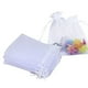thumbnail image 1 of 100 Bolsas De Regalo De Organza Blancas, 10x15 Cm, ​​Cordón, Fiesta De Joyería De Boda, Bolsitas De Organza Con Cintas, 1 of 7