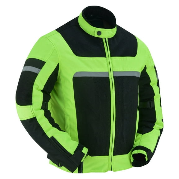 Daniel Smart Men Mesh Motorcycle Jacket Riding Air Motorbike Jacket Biker CE Armored Breathab