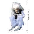 thumbnail image 4 of Bearachild Nuevo esqueleto fantasma calavera accesorios huesos movibles animado aterrador canto calavera accesorios decoración interior para niños regalo Kits de decoración para fiestas Weiße Kleidung, 4 of 6
