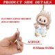 thumbnail image 3 of Ropa Para Labubu Labubu Pop Mart Originales Ornaments, Acrylic Hanging Xmas Tree Decoration Home Car Backpack Pendant Gift For Kids G, 3 of 5
