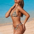 thumbnail image 4 of Yuyamidu Women's Swimsuits Duck Camo Bikini Womens Bathing Suit for Women Bikini Two Piece Triangle Swimsuits Halter Bathing Suits Cheeky String Bikinis Woman S, 4 of 8