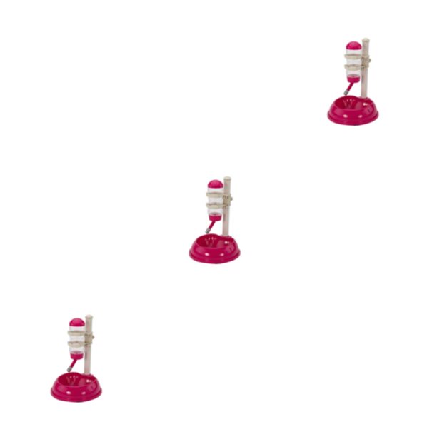 Methold Dispensador de botellas de agua, contenedor de alimentos, fuente ligera, bebedero, cuencos de alimentación de plástico, de gran Type1 NO1
