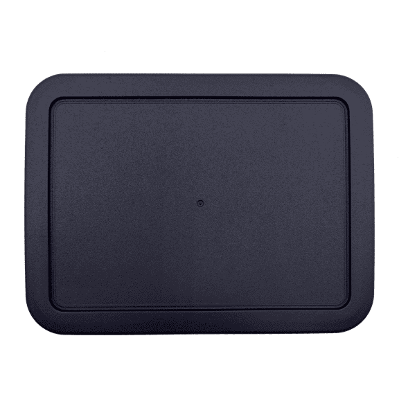 CIBI Food Storage Container Lids (3 Cup, Black - 1 PK) Compatible with Pyrex 7210-PC Glass Containers, Dishwasher and Microwave Safe Replacement Lids