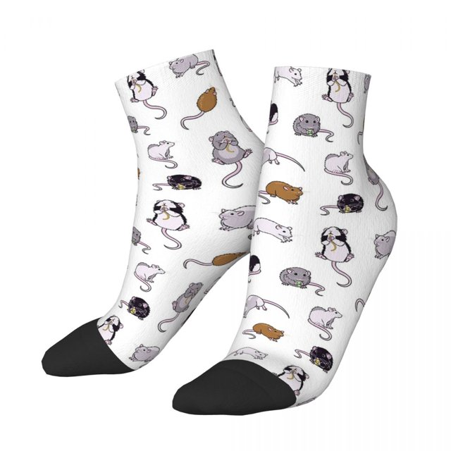 Rats, Rats, Rats Socks Harajuku High Quality Stockings All Season Socks Accessories for Man's Woman's Gifts 1 One Size
