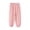 FV50_Pink, variant on Boys Girls Plaid Pants Baggy Ankle Cuffed Trousers Casual Elastic Waist Sweatpants with Pockets Blue 90