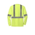 thumbnail image 4 of CornerStone ANSI 107 Class 2 Long Sleeve Safety T-Shirt | High Visibility Reflective Work Clothing for Men & Women, 4 of 4