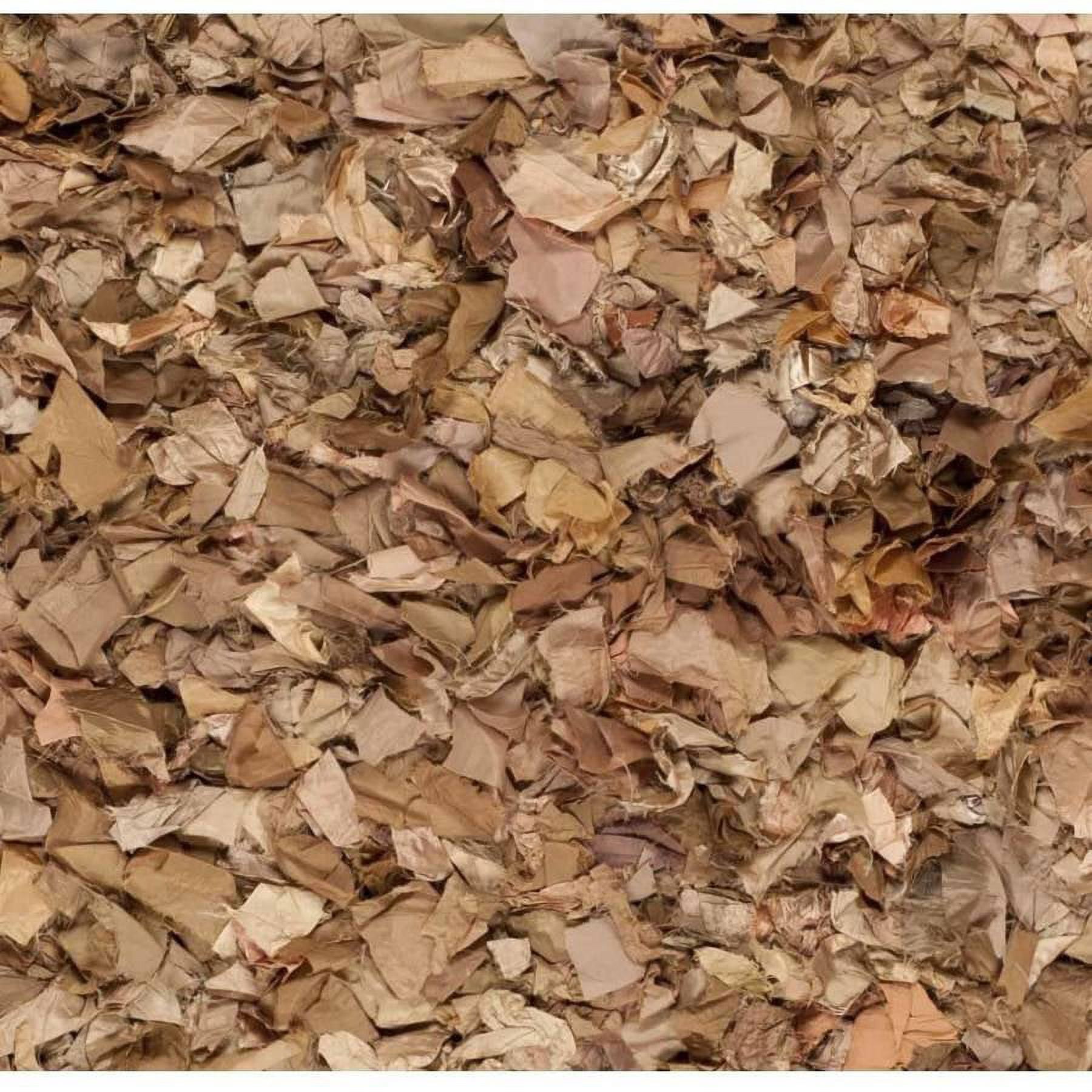 SAFAVIEH Rio Cassandra Confetti Polyester Shag Area Rug, Natural/Multi, 4' x 4' Round
