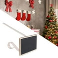 thumbnail image 3 of Soporte para medias navideñas con pizarra, suficiente para guardar llaves, pared para adolescentes 1 pc gancho de plata, 3 of 7