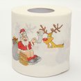 thumbnail image 2 of 1 roll Santa Claus Merry Christmas Toilet Paper Table Living Room Bathroom Tissue, 2 of 5
