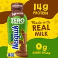 thumbnail image 3 of Nesquik Chocolate Milk, Zero Added Sugar, Ready to Drink Low-fat Milk, 14 fl oz, 3 of 7