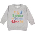 thumbnail image 2 of Inktastic My Grandma and Grandpa Love Me Toddler Sweatshirt, 2 of 4