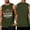Army Green, variant on Mens 250 Anniversary USA Tank Tops Plus Size Usa Flag Sleeveless Shirt Muscle Graphic Tank Tops Stylish Workout Tee Shirts,Wine 4XL